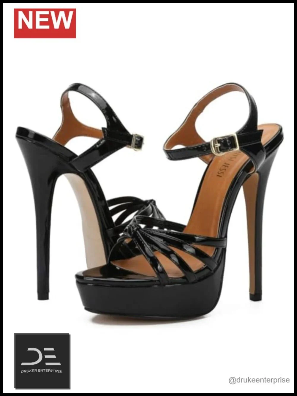 Flatform Stiletto High Heel Strapy Slingback Sandals